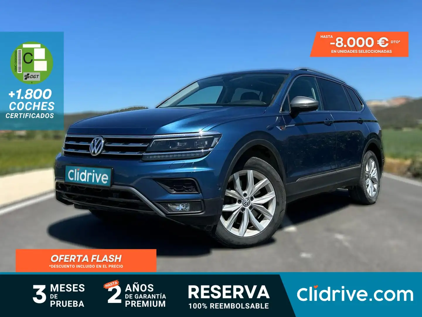Volkswagen Tiguan Allspace 2.0TDI Sport 4M DSG 176kW Azul - 1