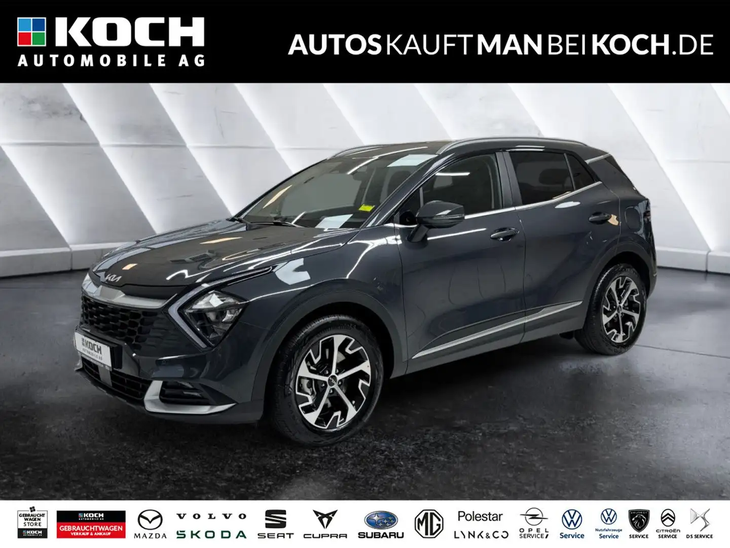 Kia Sportage 1.6 T-GDI mHEV AT LED NAV ACC Sitzh. Gris - 1