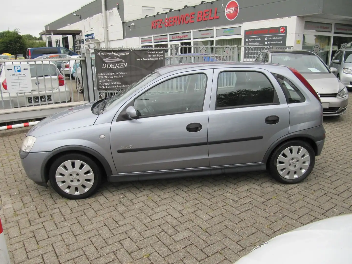 Opel Corsa 1.2 16V Elegance. NUR 53000 Km, Alu,Klima. Silber - 2