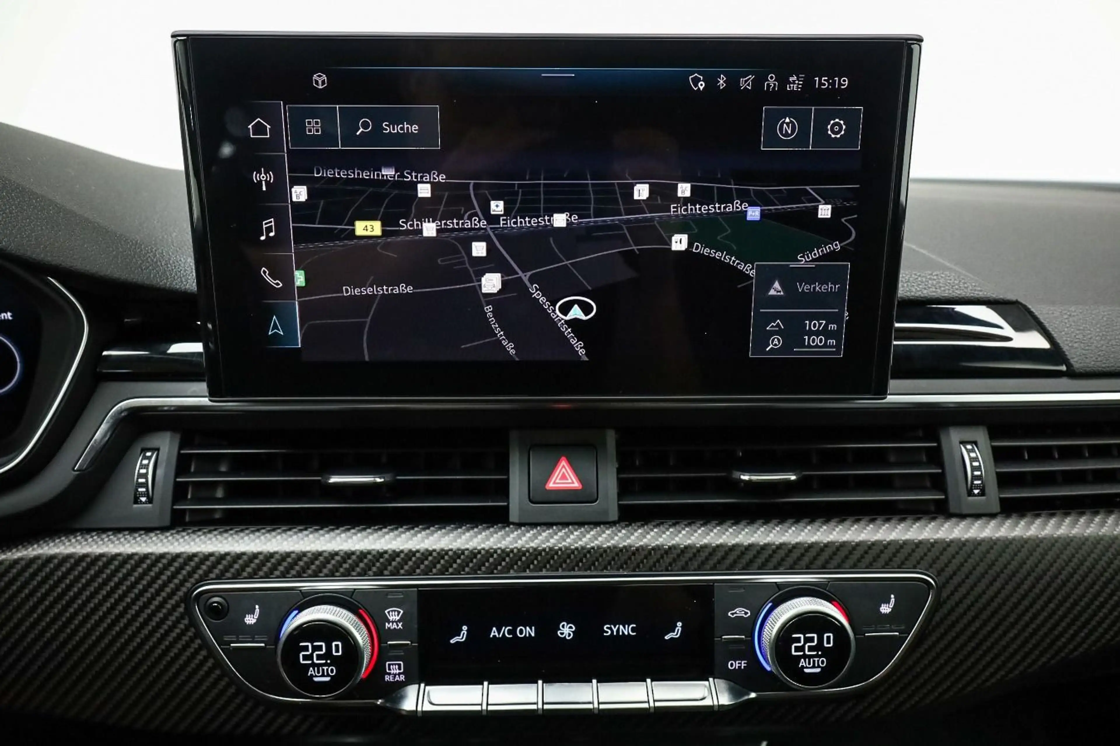 Audi RS4 Pano, Abgas, B&O, HUD, Assist, Kerami — photo 13