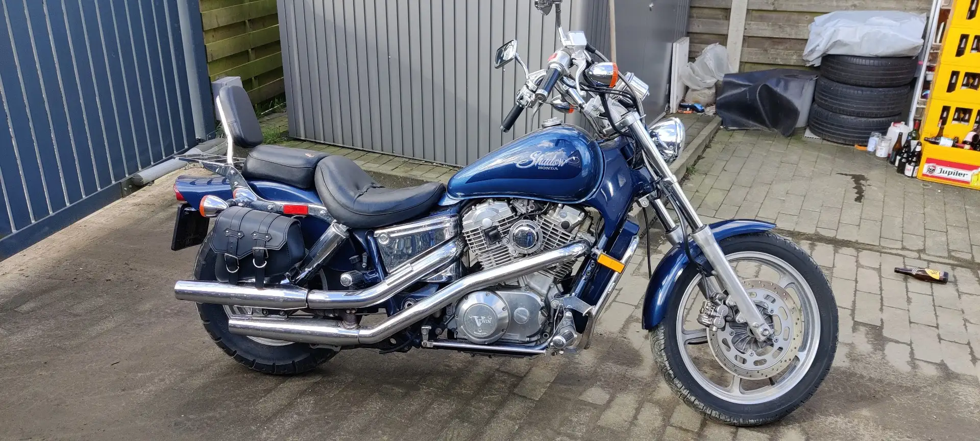 Honda VT 1100 Honda shadow USA Albastru - 1
