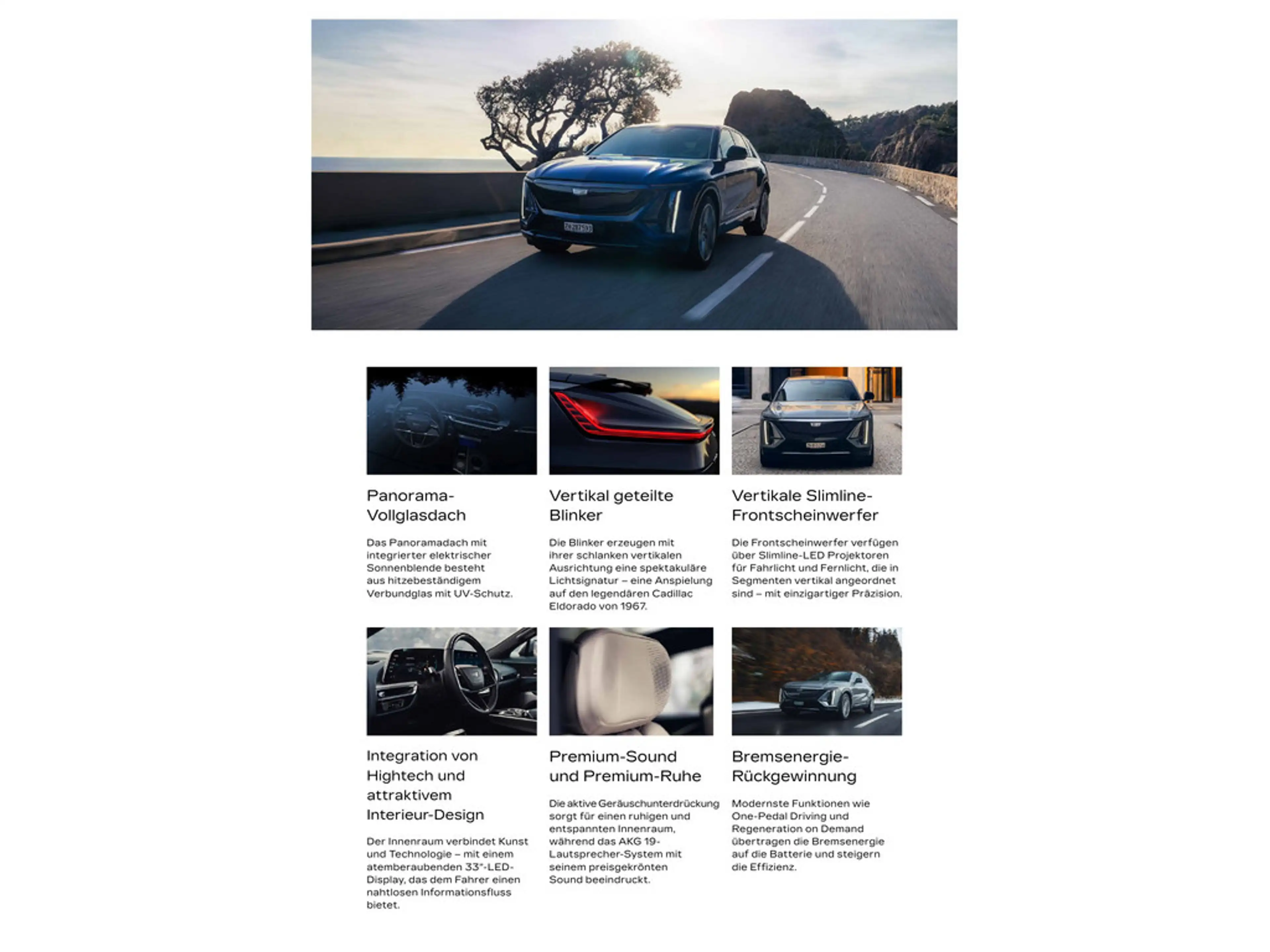 Cadillac Lyriq Sport AWD 21"Leder AKG-Sound Pano Massa — photo 5