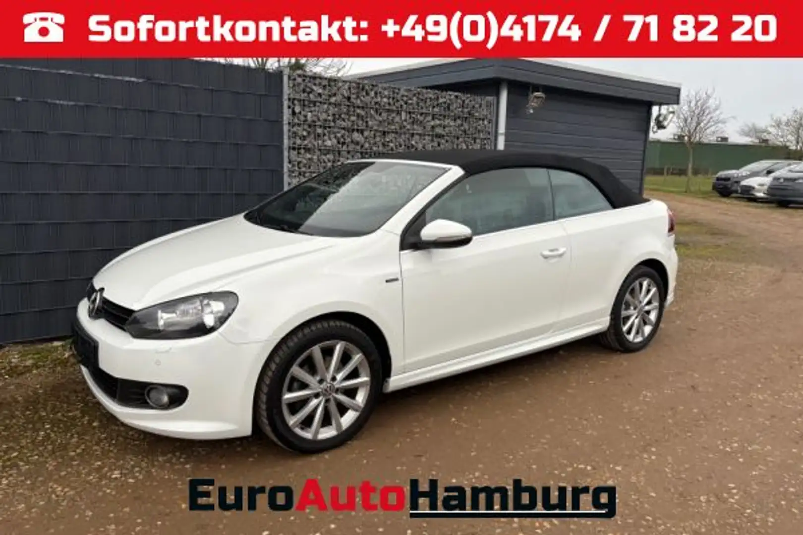Volkswagen Golf Cabriolet 1.4 TSI Lounge BMT Alb - 1