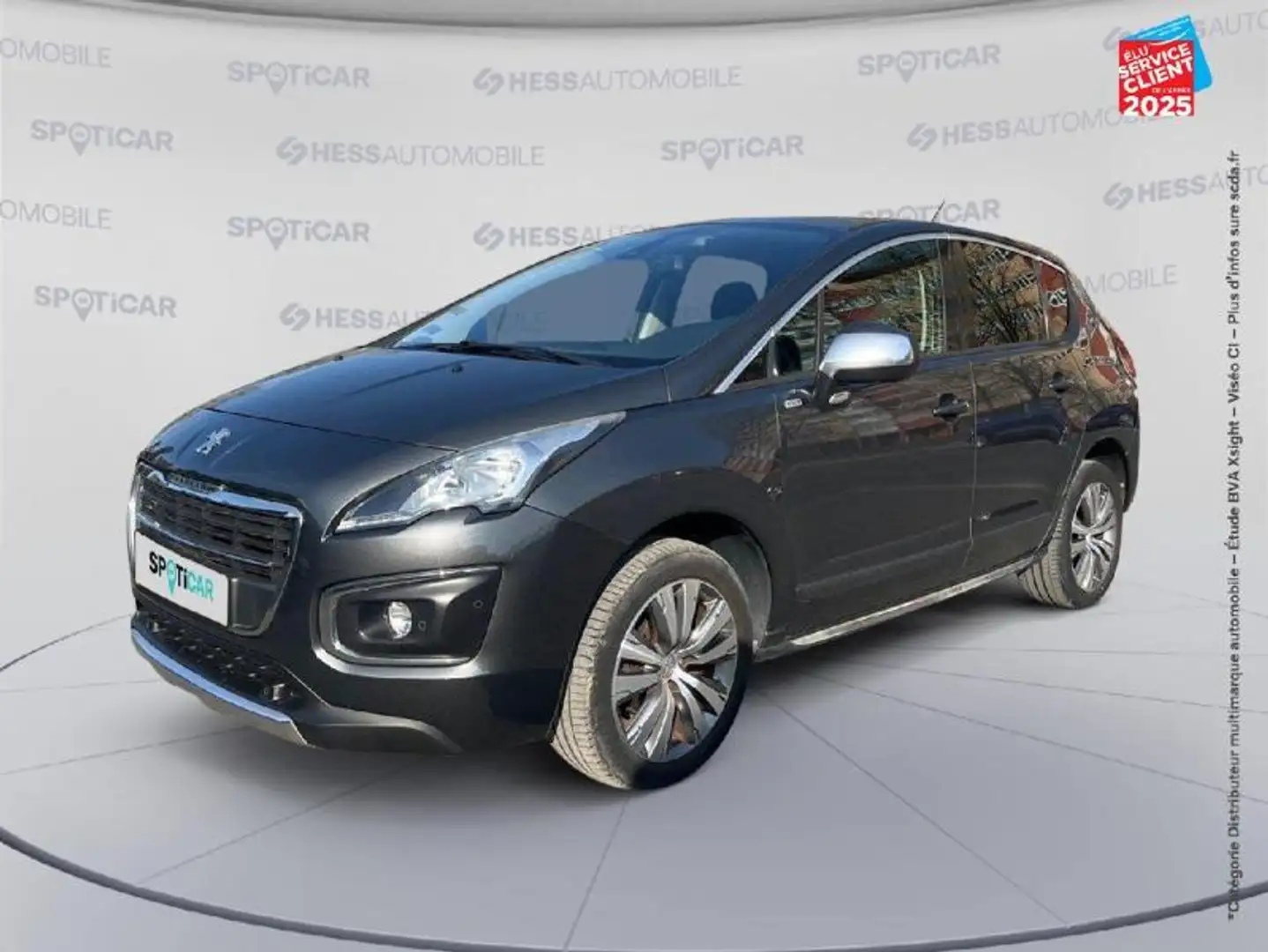 Peugeot 3008 1.2 PureTech 130ch Allure S\u0026S Gris - 1