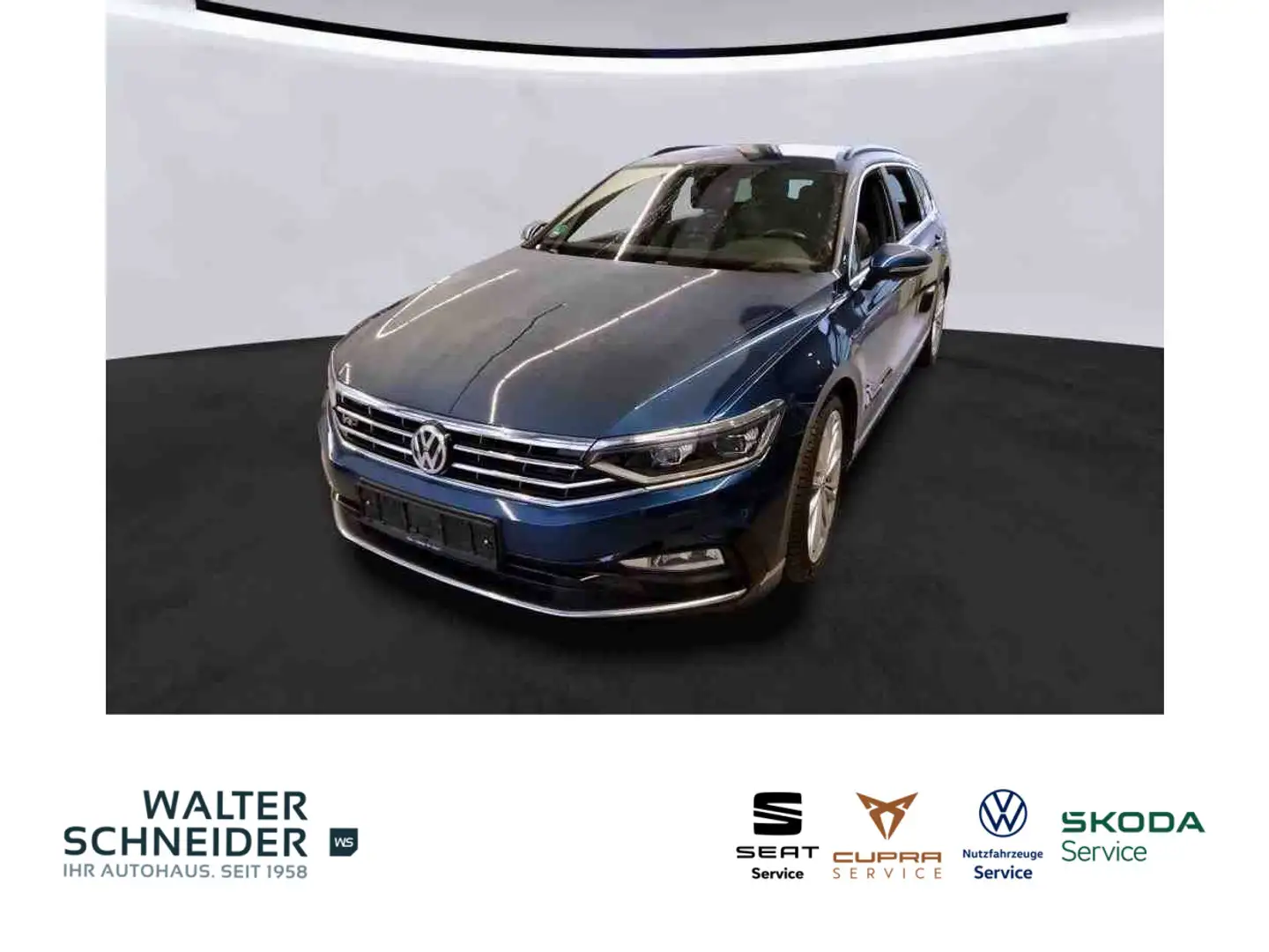 Volkswagen Passat Variant 2,0 TSI DSG Business R-Line Navi Blau - 1
