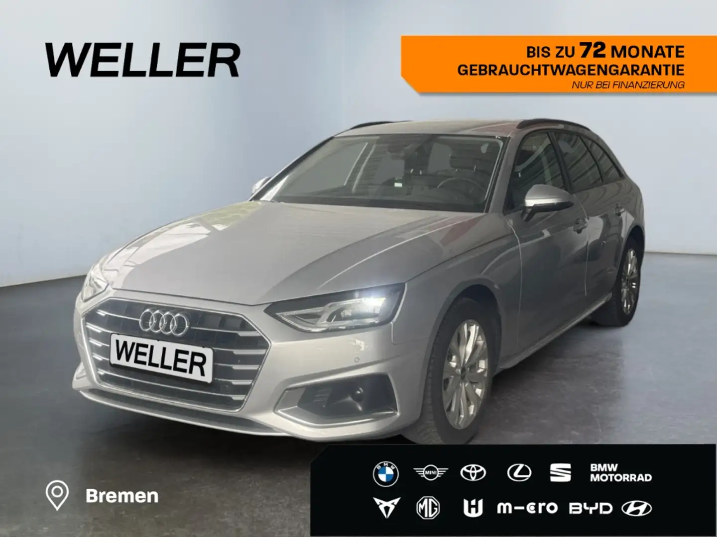 Audi A4 Avant 35 TDI S tronic advanced *LED*ACC*Leder* Silber - 1