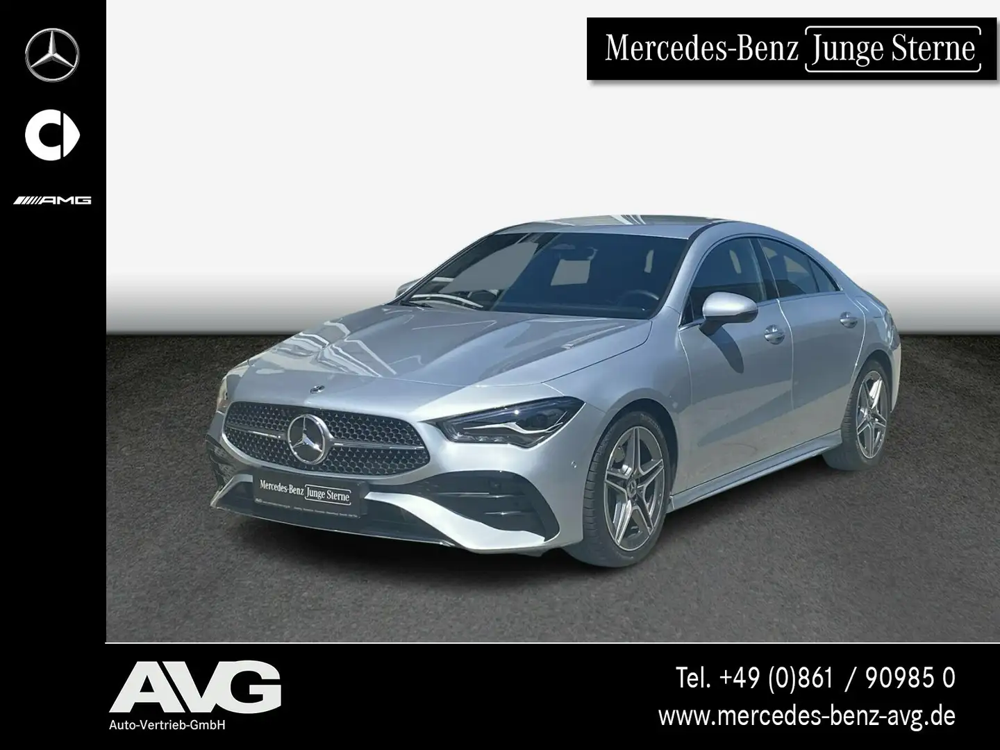 Mercedes-Benz CLA 220 CLA 220 4M Coupé AMG Keyless RFK Sound LED Navi Argent - 1