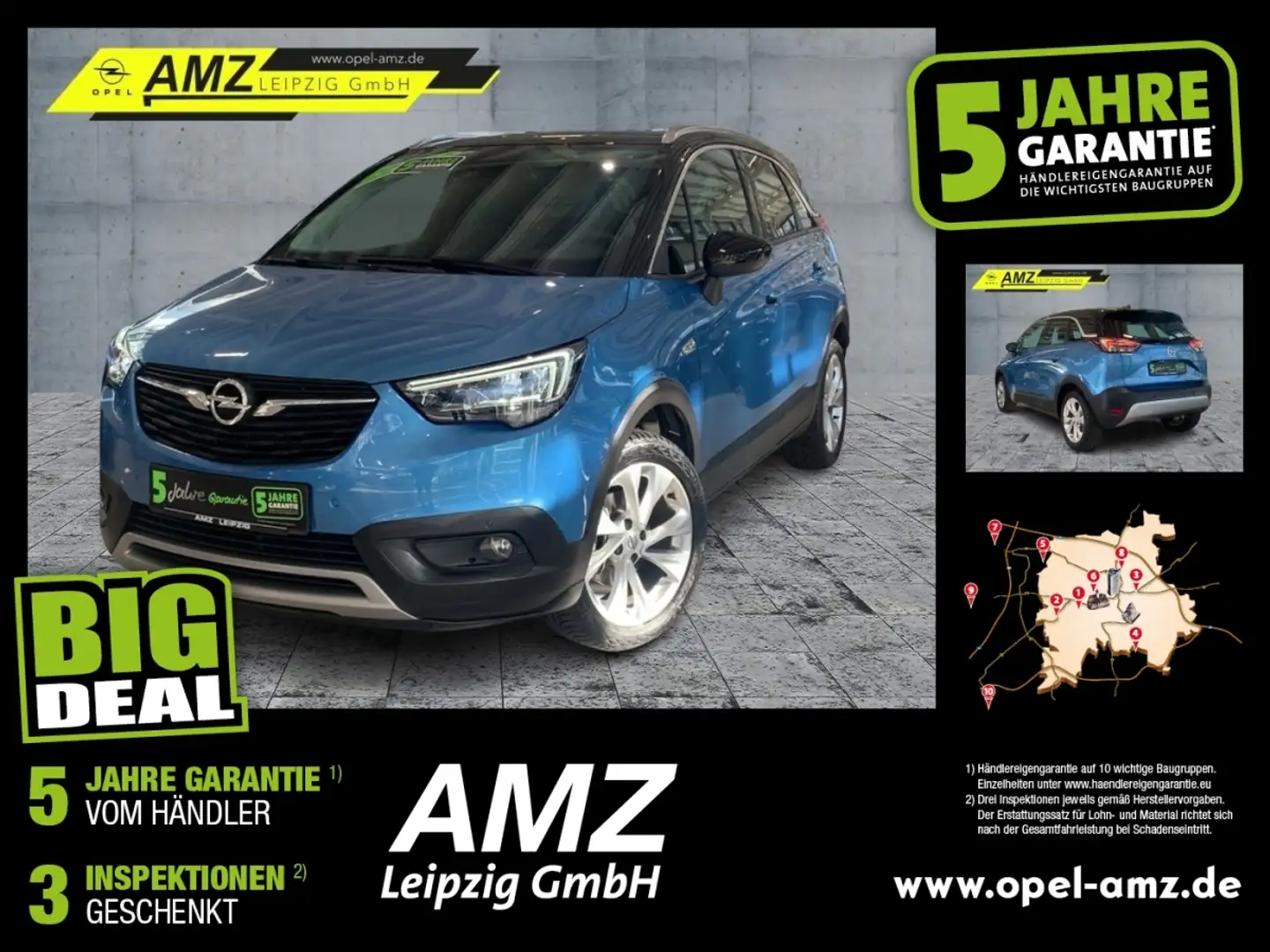 Opel Crossland 1.2 Turbo *Hoher Einstieg* Bleu - 1