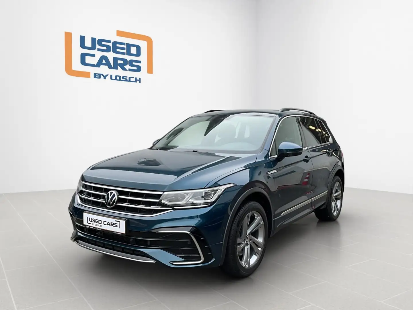 Volkswagen Tiguan R-Line+4M+DSG+Matrix Bleu - 1