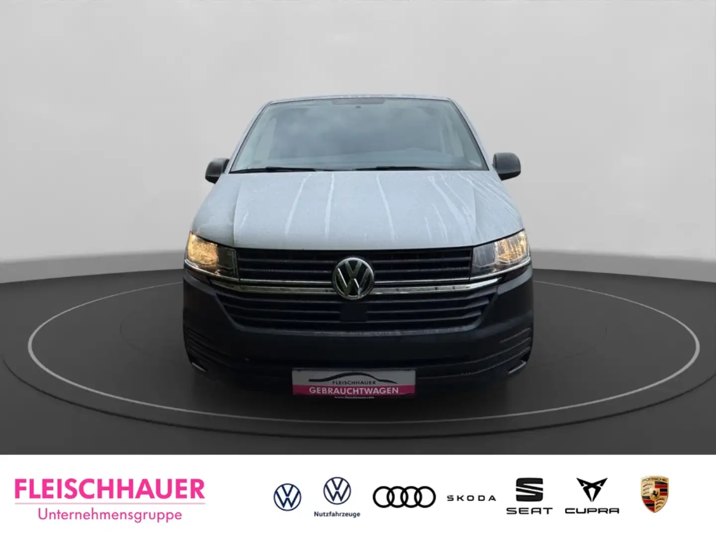 Volkswagen T6.1 Transporter Kasten 2.0 TDI AHK+PDC+Klima+Flügel Silber - 2