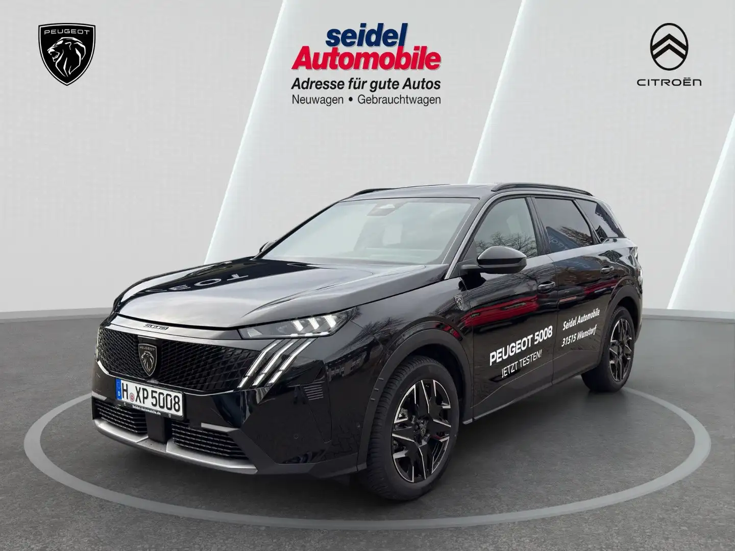 Peugeot 5008 GT Hybrid 145 e-DSC6 Schwarz - 1