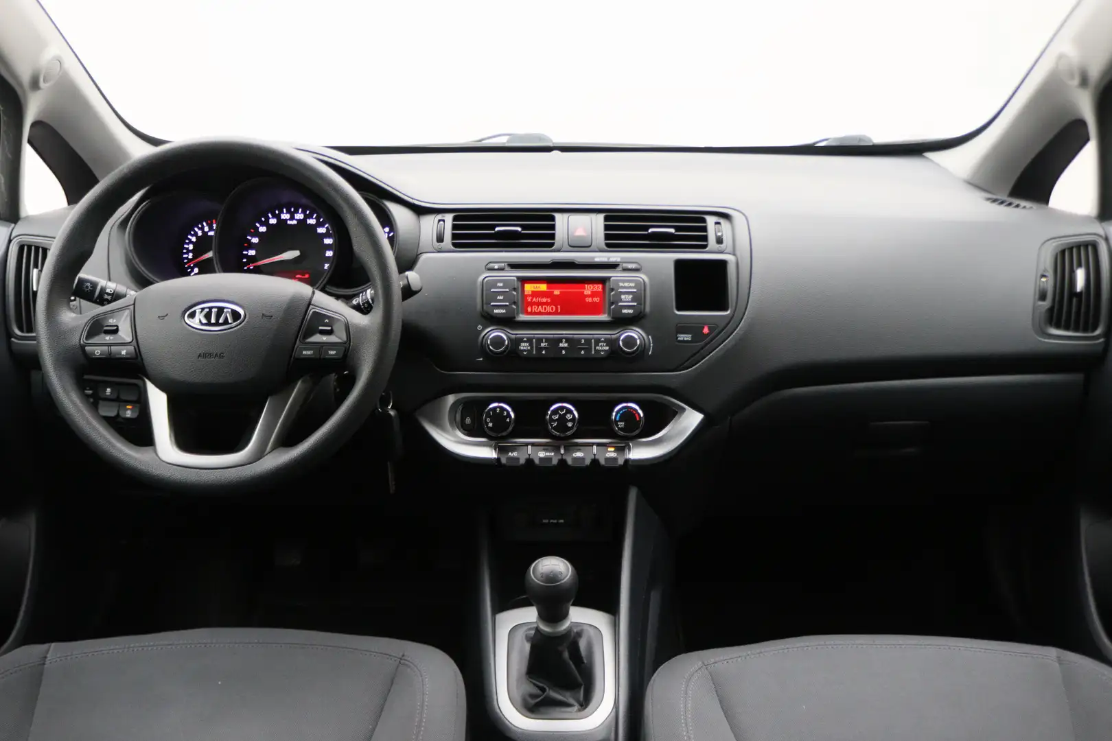 Kia Rio 1.2 CVVT 5-deurs, Airco, Trekhaak Elektrisch pakke Gris - 2