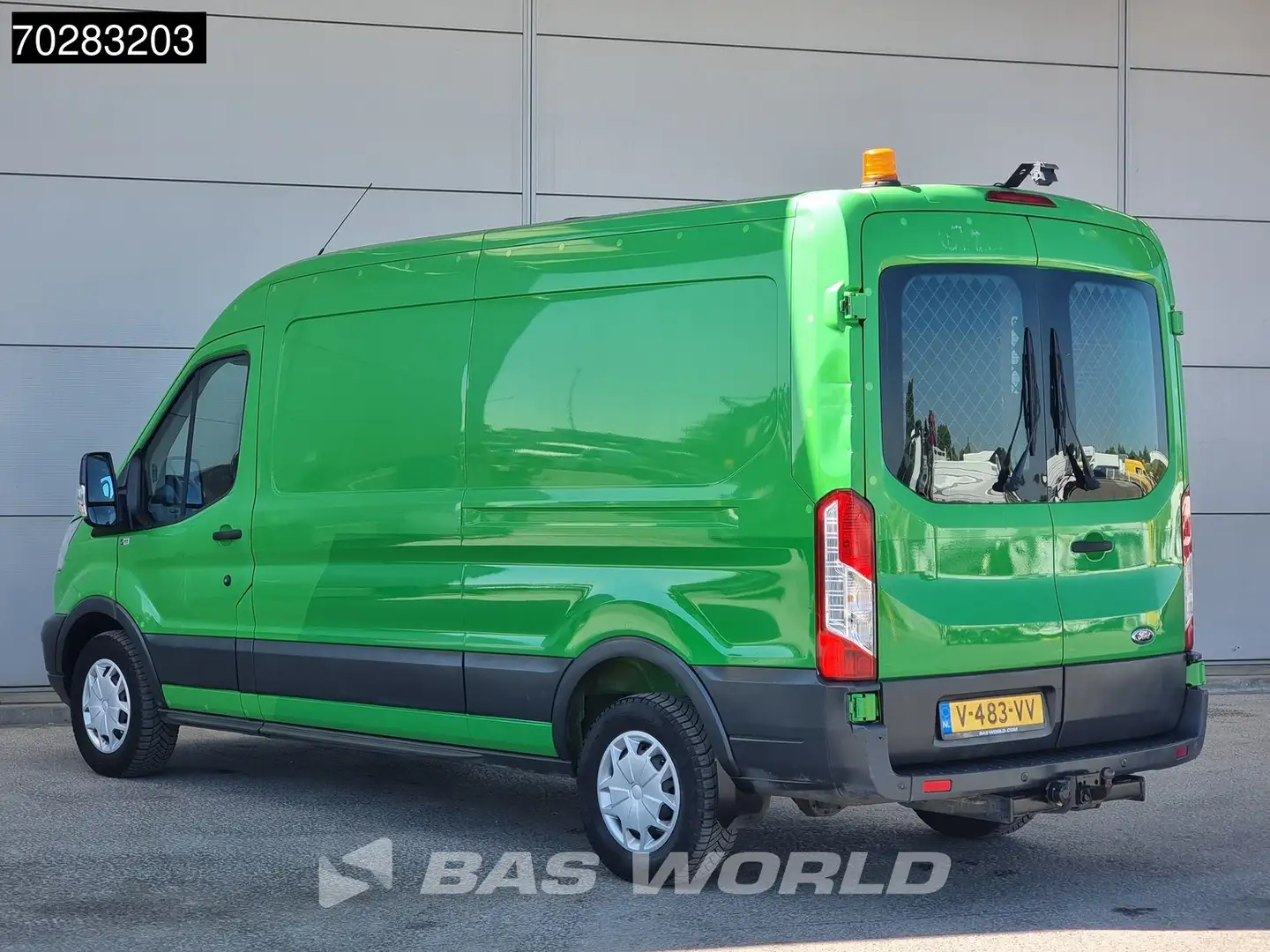 Ford Transit 130pk L3H2 Navi Trekhaak Airco Cruise Werkplaatsin Groen - 2