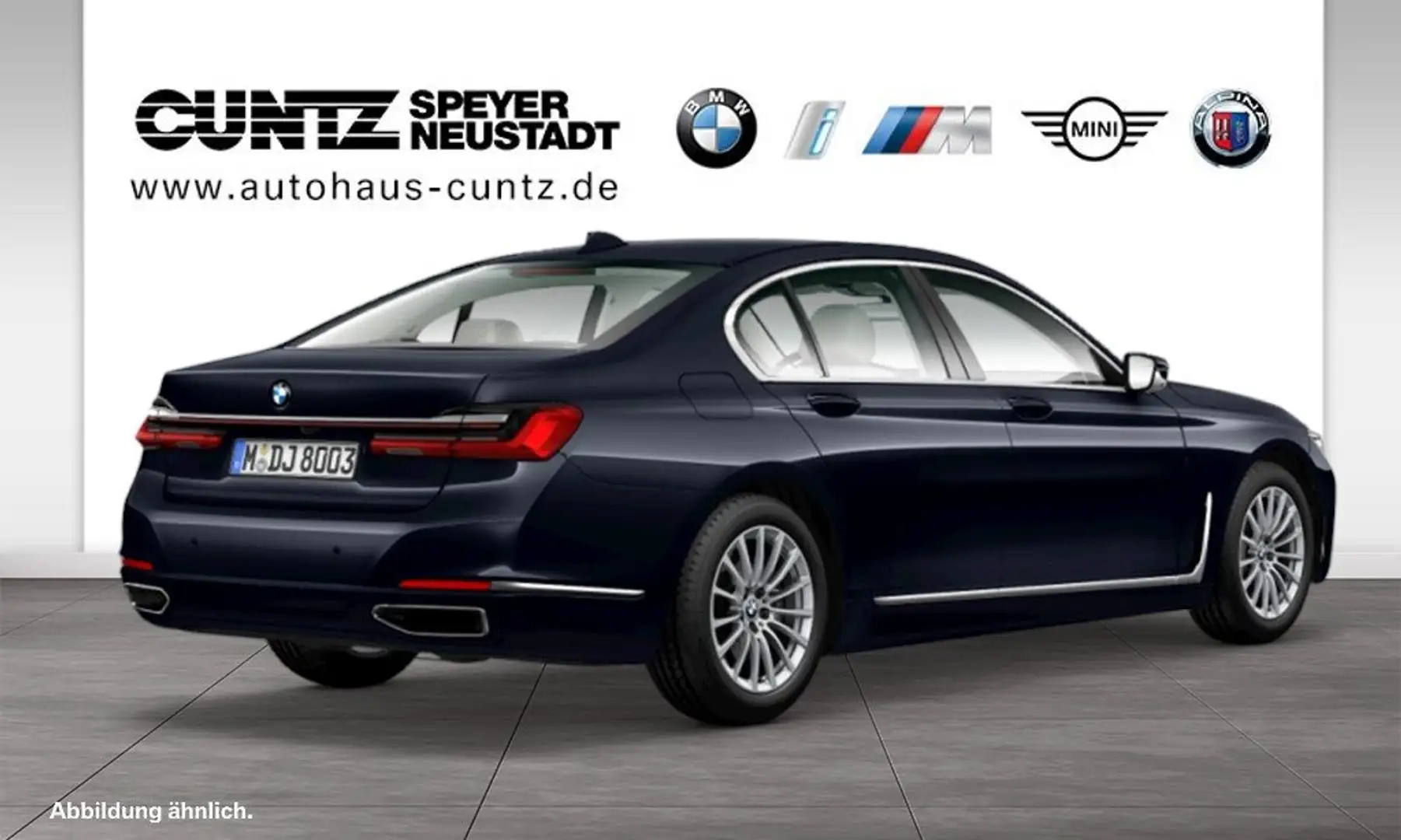 BMW 730 d Limousine Head-Up DAB WLAN RFK el. Sitze Blau - 2
