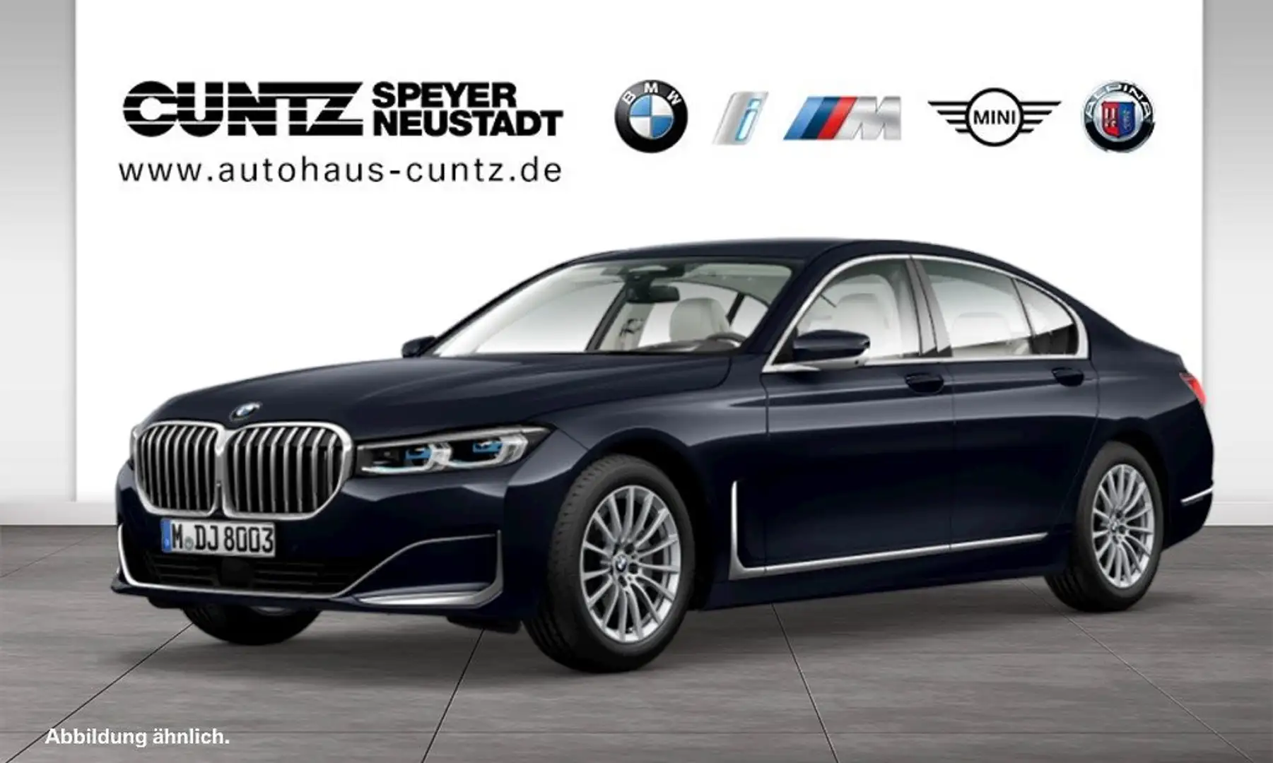 BMW 730 d Limousine Head-Up DAB WLAN RFK el. Sitze Blau - 1