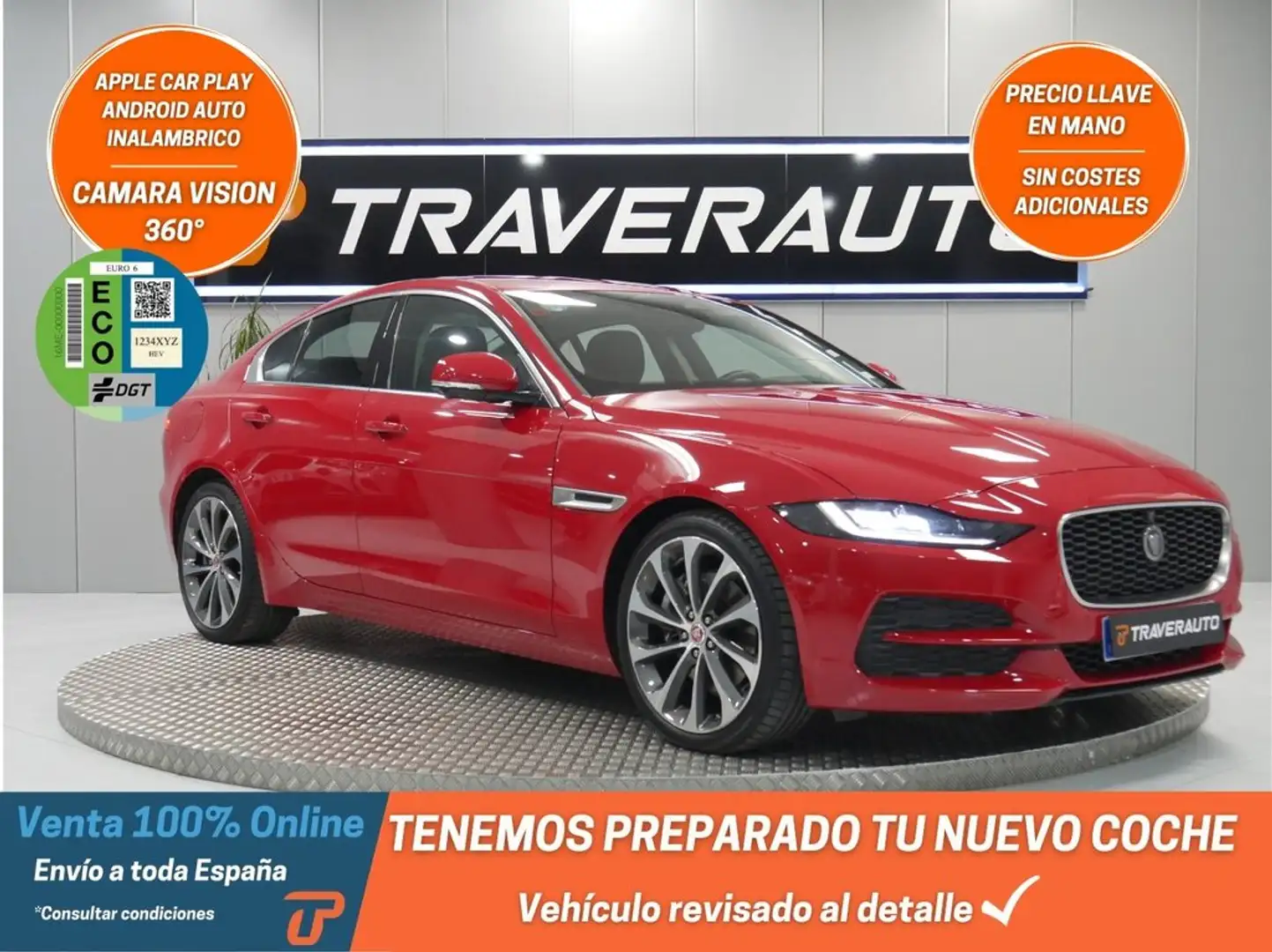 Jaguar XE 2.0D 150kW (204CV) MHEV RWD Auto S Rouge - 1