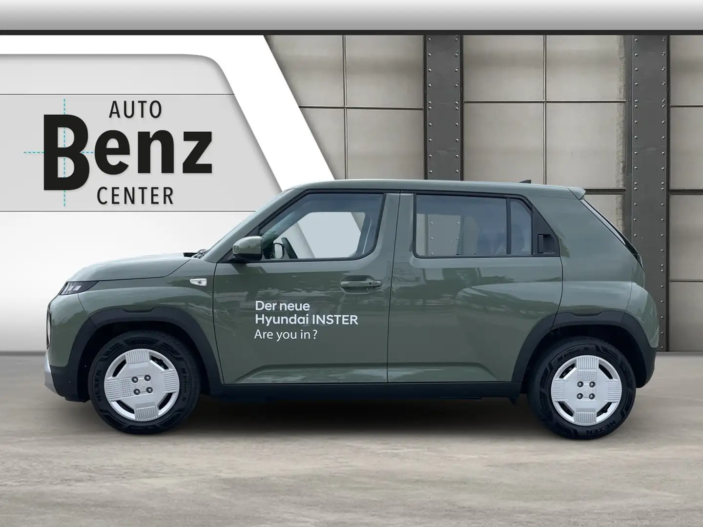 Hyundai Inster SELECT EFFIZIENZ-PAKET*NAVI*ACC*APP*PDC Klima Grün - 2