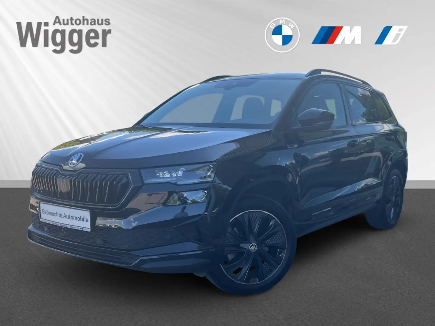Skoda Karoq Sportline 4x4 2.0 TSI/LED/PDC/Tempomat Zwart - 1