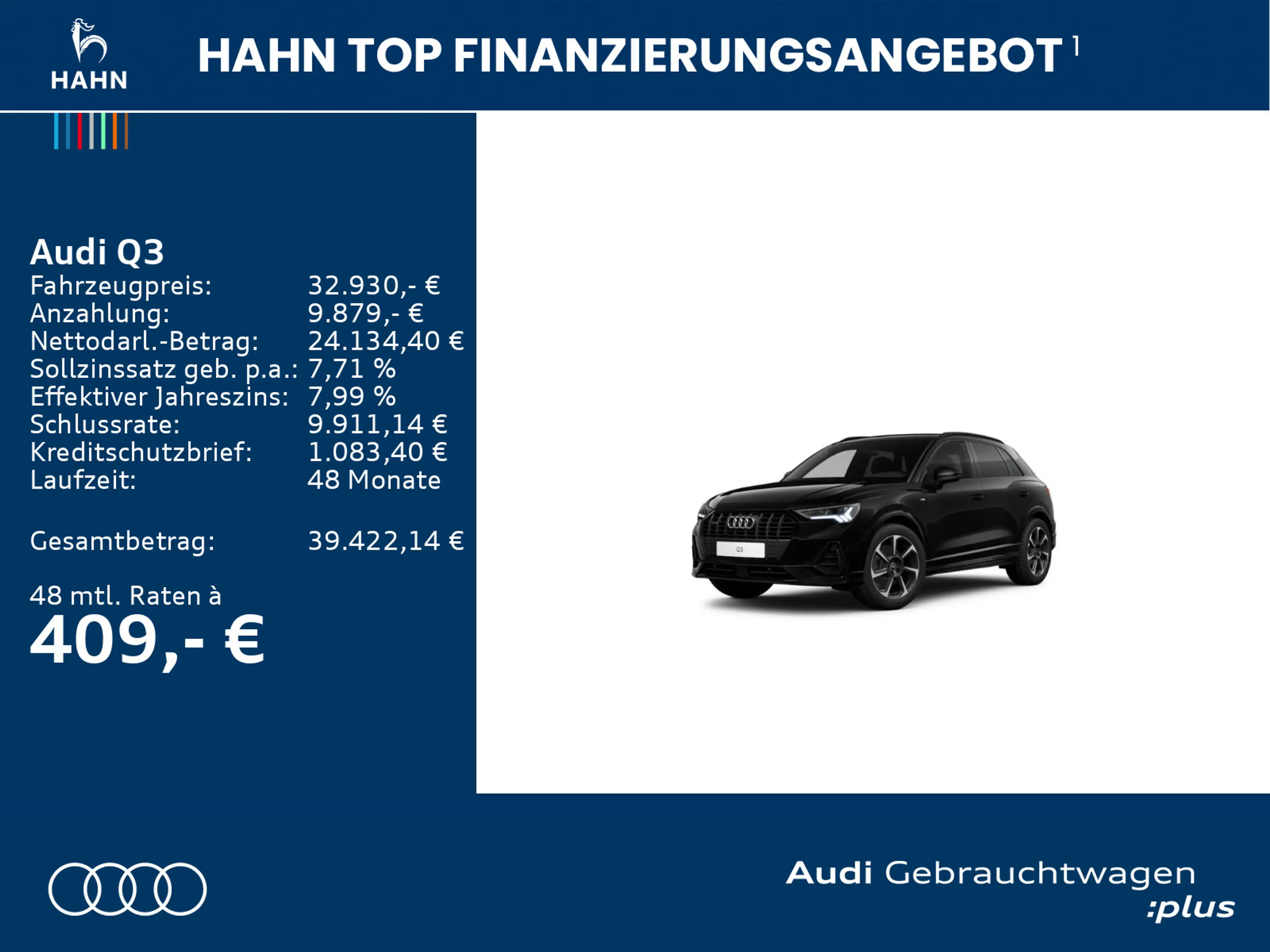 Audi Q3 40TDI quattro S tronic S line AHK LED Nav 19" — photo 2