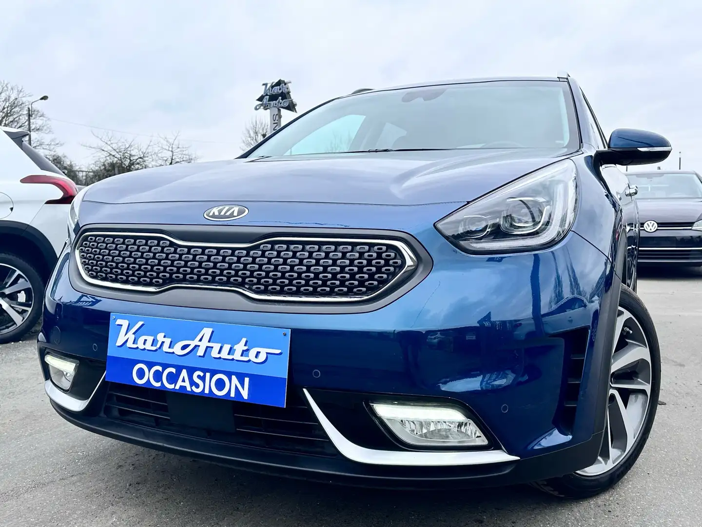 Kia Niro 1.6 GDi HEV Fusion DCT (EU6d-TEMP) Blauw - 1