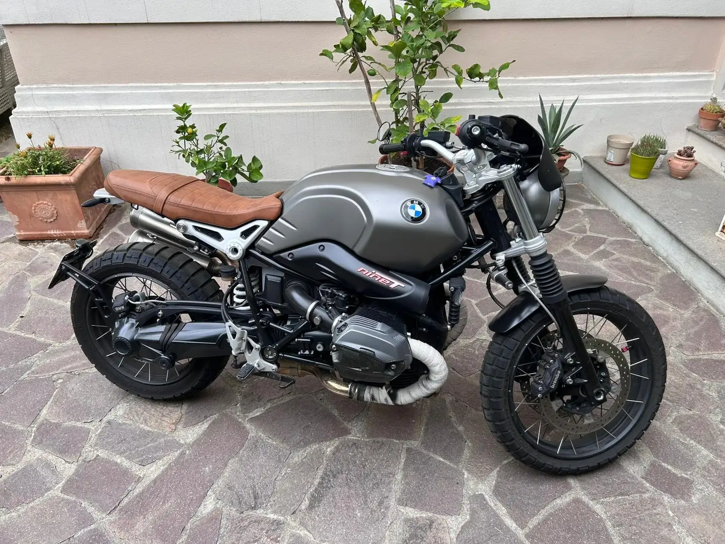 BMW R nineT Scrambler Grigio - 1