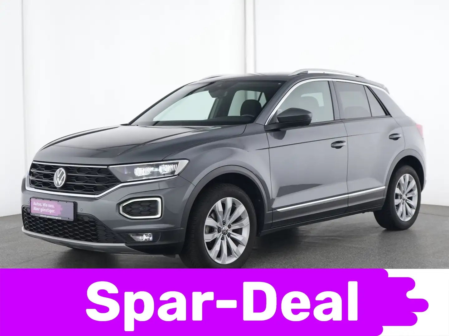 Volkswagen T-Roc Sport Navi|AHK|LED|Kamera|Winter-Paket|SHZ Gris - 1