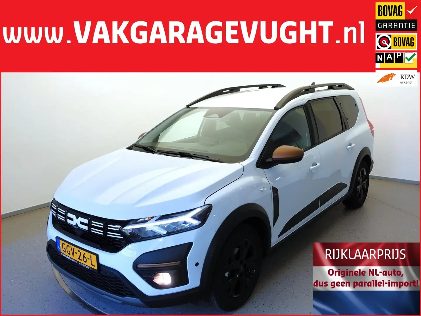 Dacia Jogger HYBRID 1.6i-16V 142pk Extreme+ 7p. 6dkm! AUTOMAAT Wit - 1