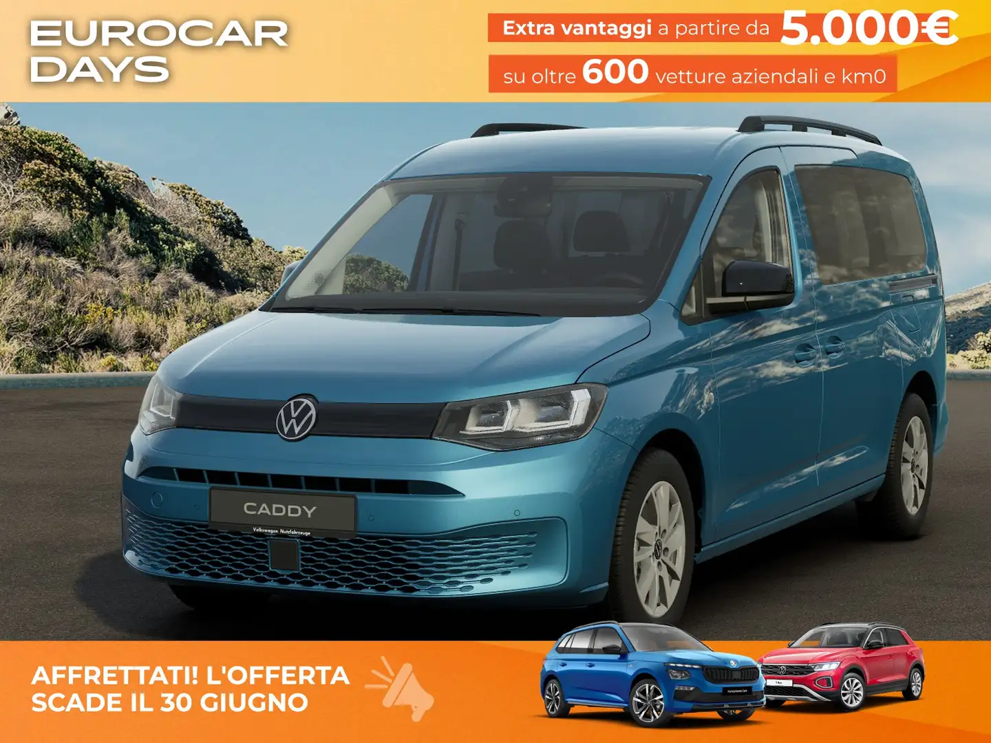 Volkswagen Caddy Maxi Space 2.0 TDI 102 CV Blu/Azzurro - 1