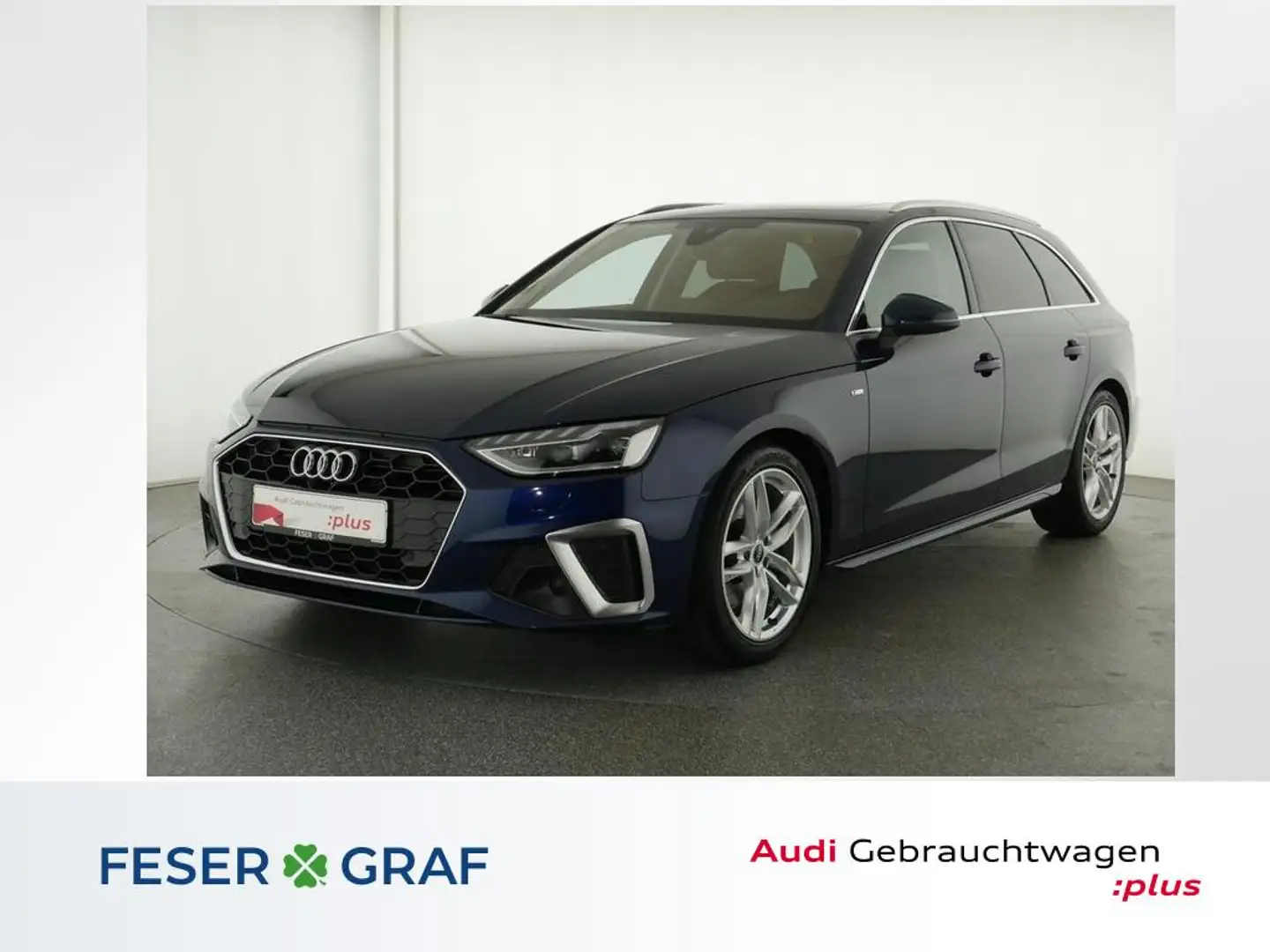 Audi A4 Avant S line 35 TDI AHK/ B&O/ matrix LED Head-up-D Blau - 1