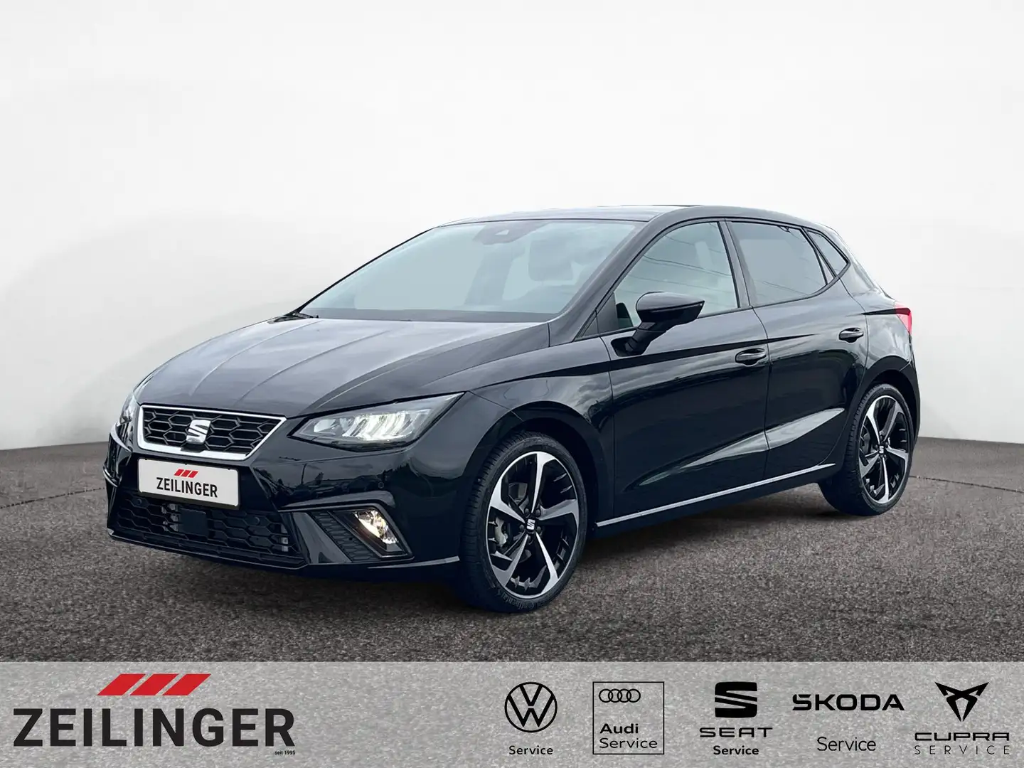 SEAT Ibiza FR 1.5 TSI DSG|PANORAMA|KAMERA|18"|WINTER| Schwarz - 1