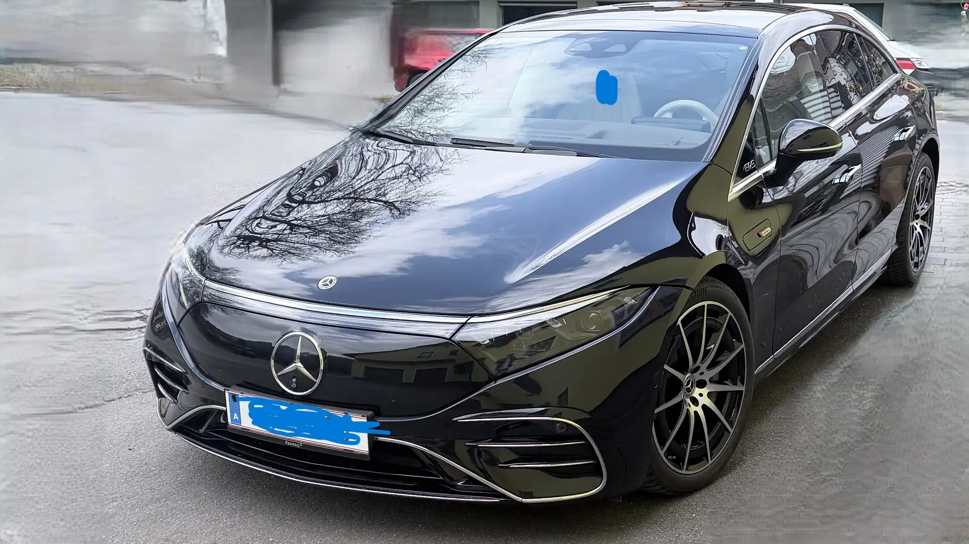 Mercedes-Benz EQS 350 AMG Garantie /2030, HA-Lenkung/90,6kWh Aut. Schwarz - 2