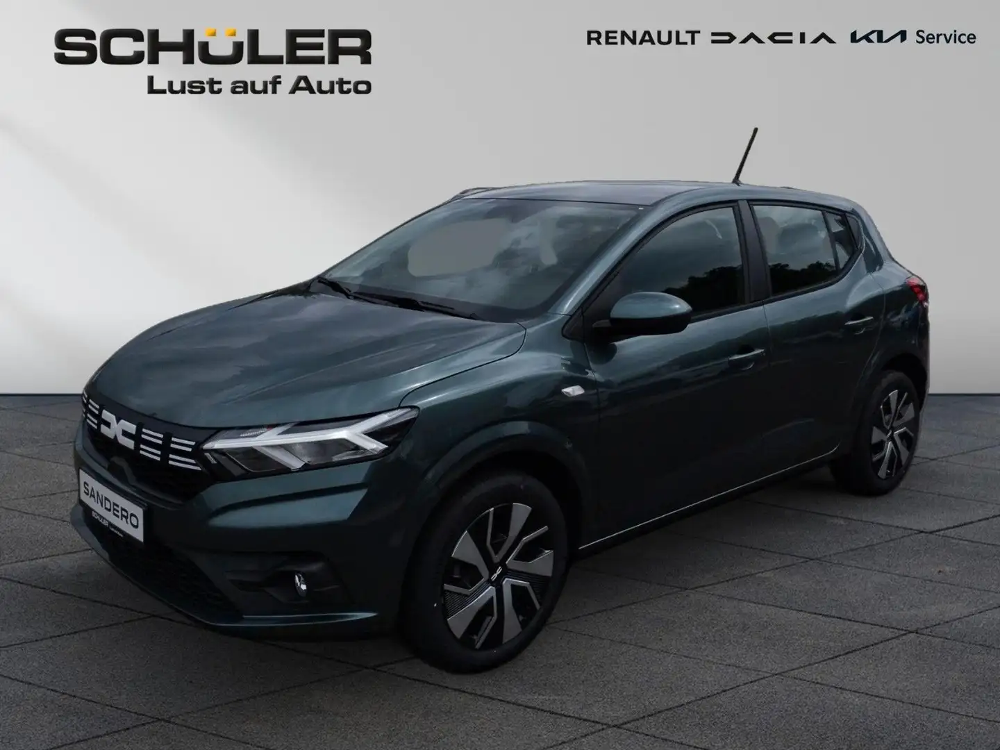 Dacia Sandero III Expression TCE 90 WINTERPAKET SOFORT Grün - 1