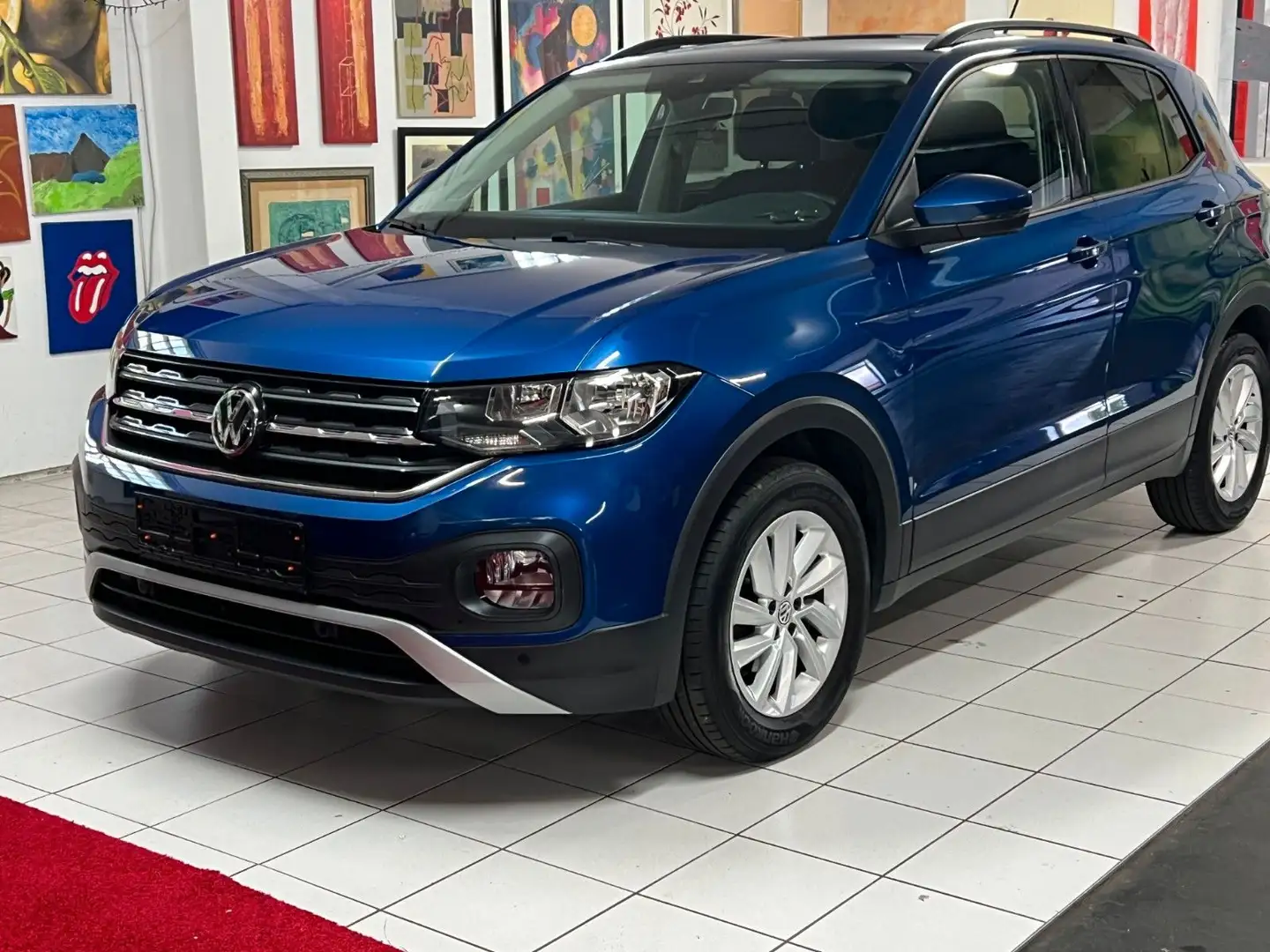Volkswagen T-Cross Life 1 Hand ApllCar Automat Garantie SzH Azul - 1
