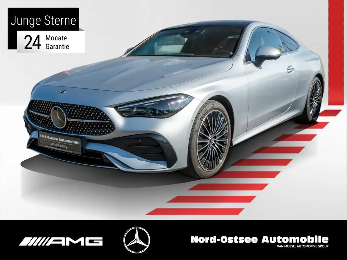 Mercedes-Benz CLE 200 AMG ADV.+ PANO AHK DISTRO DIGITALLIGHT Silber - 1