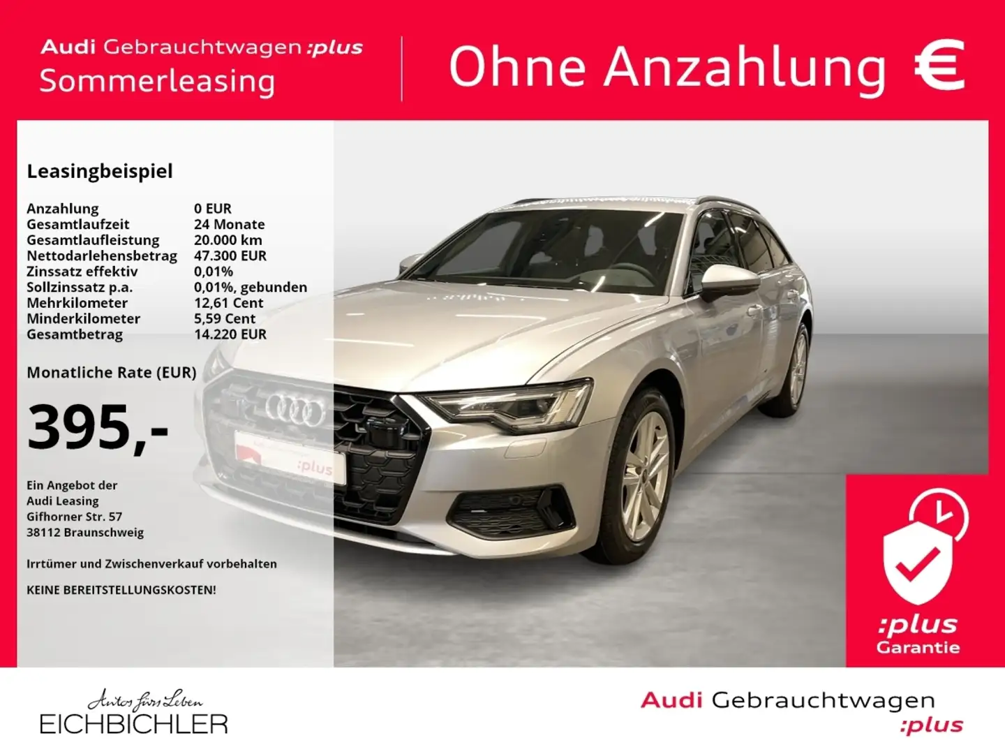 Audi A6 Avant 40 TDI S tronic advanced ACC 360 HUD Silber - 1