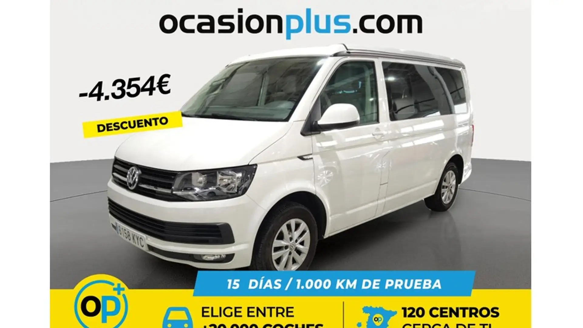Volkswagen T5 California 2.0TDI BMT Beach DSG 110kw Blanco - 1