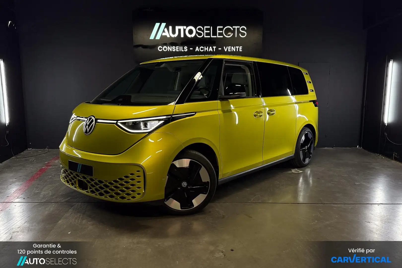 Volkswagen ID. Buzz 77 kWh - 204cv | Full options | Carvertical Dispon Jaune - 1