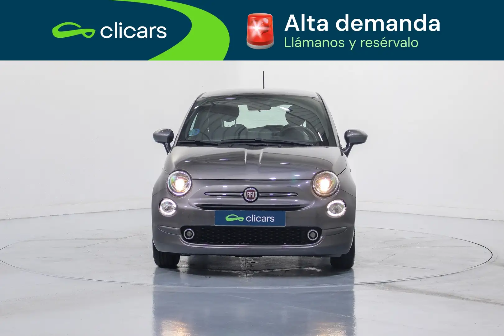 Fiat 500 1.0 Hybrid Monotrim 52kW Gris - 2