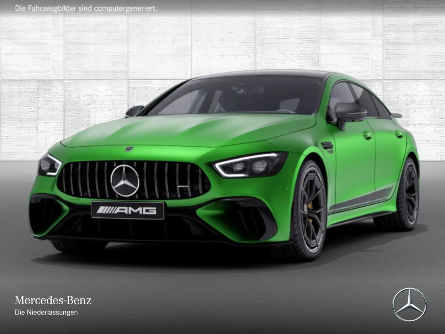 Mercedes-Benz AMG GT 63 S E  Cp. Keramik Carbon AeroPak Pano HUD Grün - 2