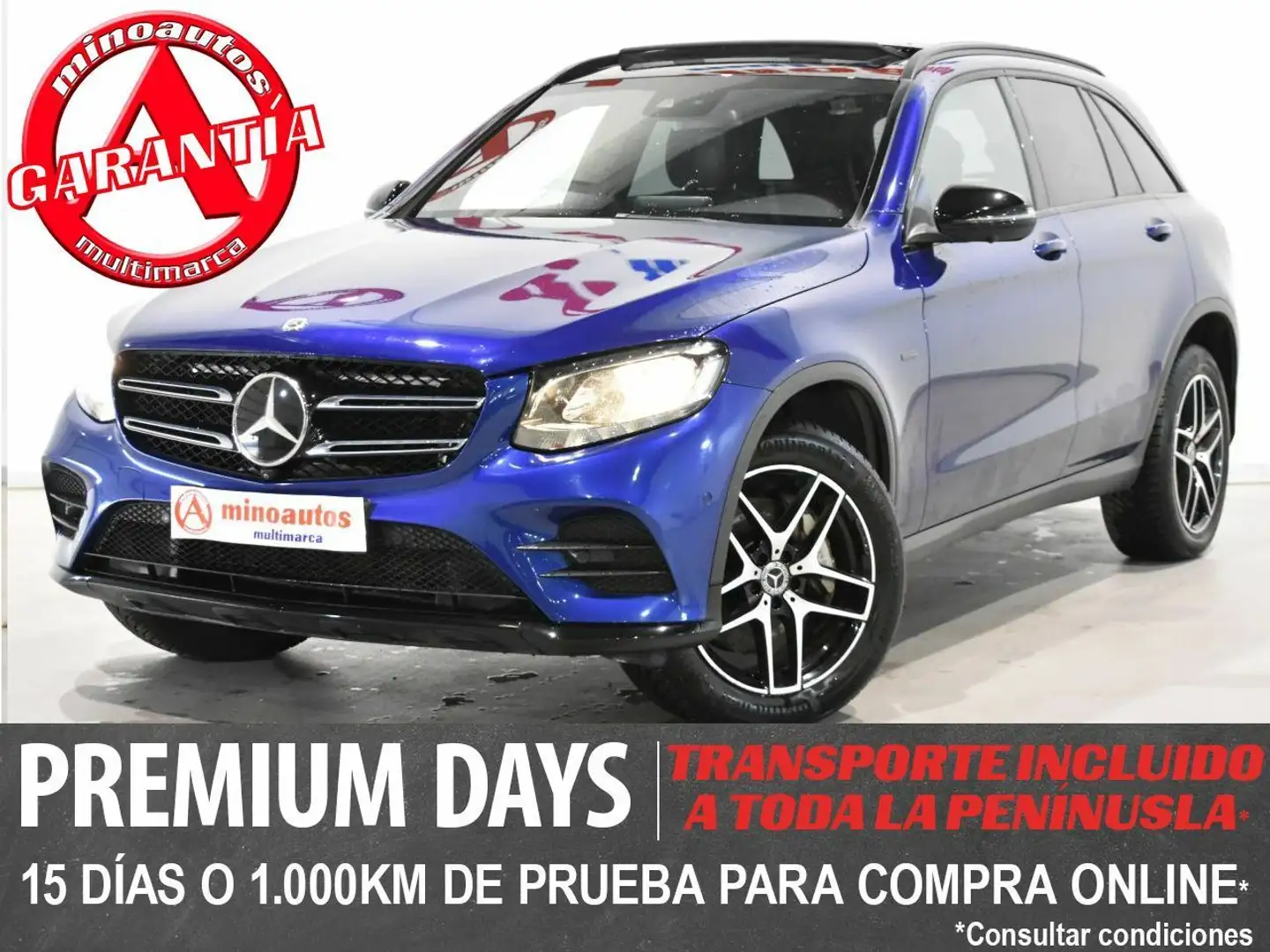 Mercedes-Benz GLC 350 E 320 CV 4MATIC AMG LINE Blauw - 1