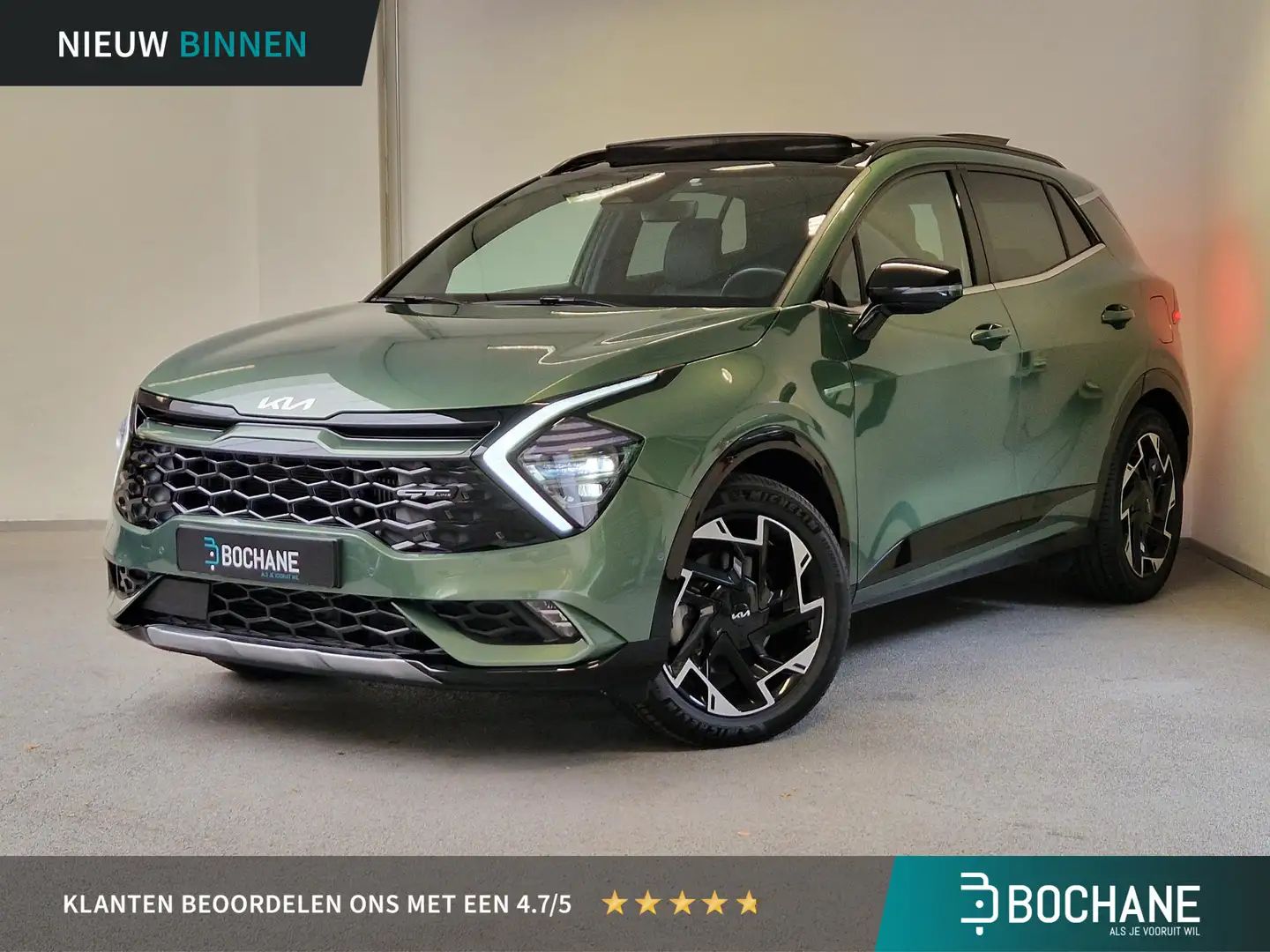 Kia Sportage 1.6 T-GDi Plug-in Hybrid AWD GT-PlusLine | PANO | Groen - 1
