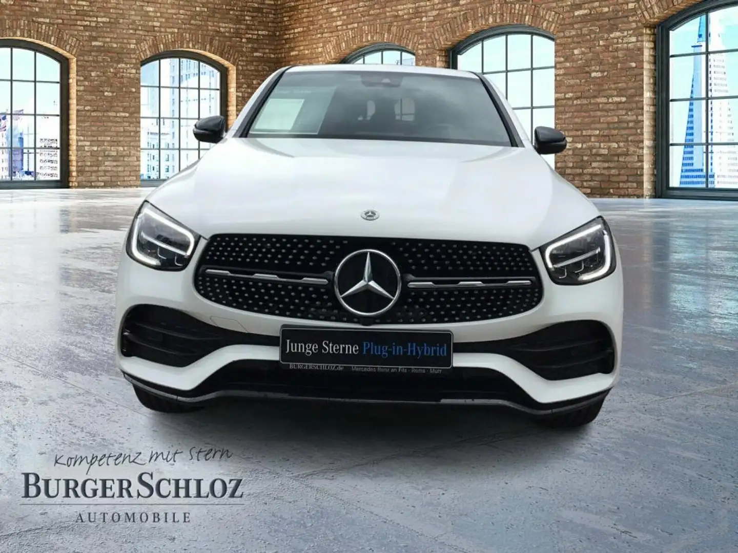Mercedes-Benz GLC 300 de AMG Line 4M 2xKlima 360 AHK AUT Kam. Weiß - 2
