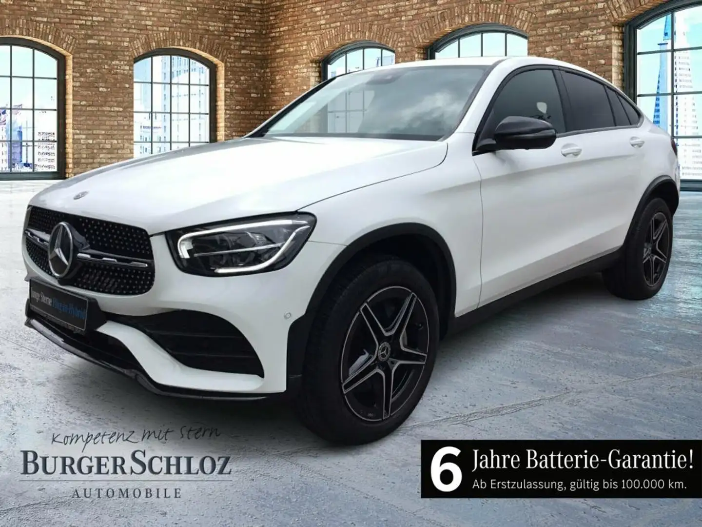 Mercedes-Benz GLC 300 de AMG Line 4M 2xKlima 360 AHK AUT Kam. Weiß - 1