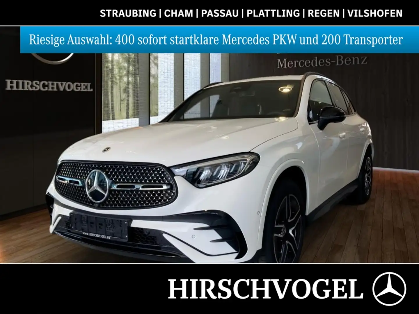 Mercedes-Benz GLC 300 e 4M EDITION AMG-Line+Night+AHK+DISTRON Weiß - 1