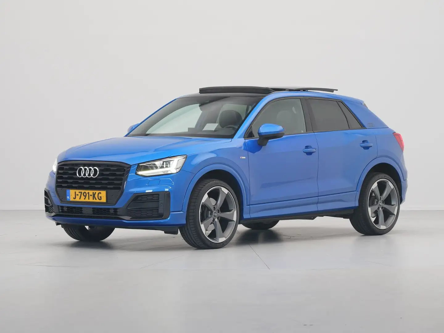 Audi Q2 1.4 TFSI CoD 150pk S-Tronic Sport Pro Line S-Line Blauw - 2