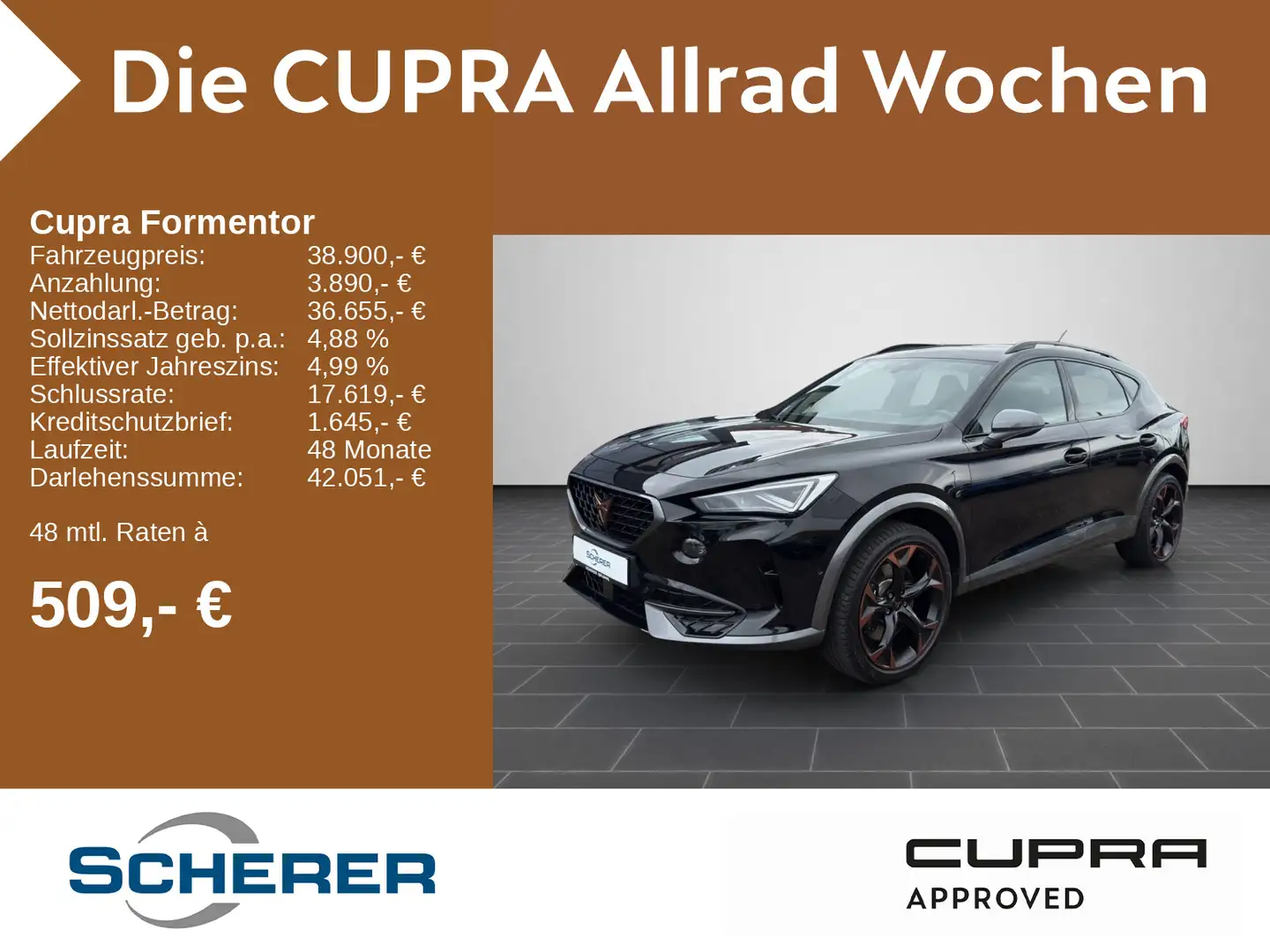 CUPRA Formentor VZ 2.0 TSI DSG 4Drive Matrix Beats Ful Schwarz - 1
