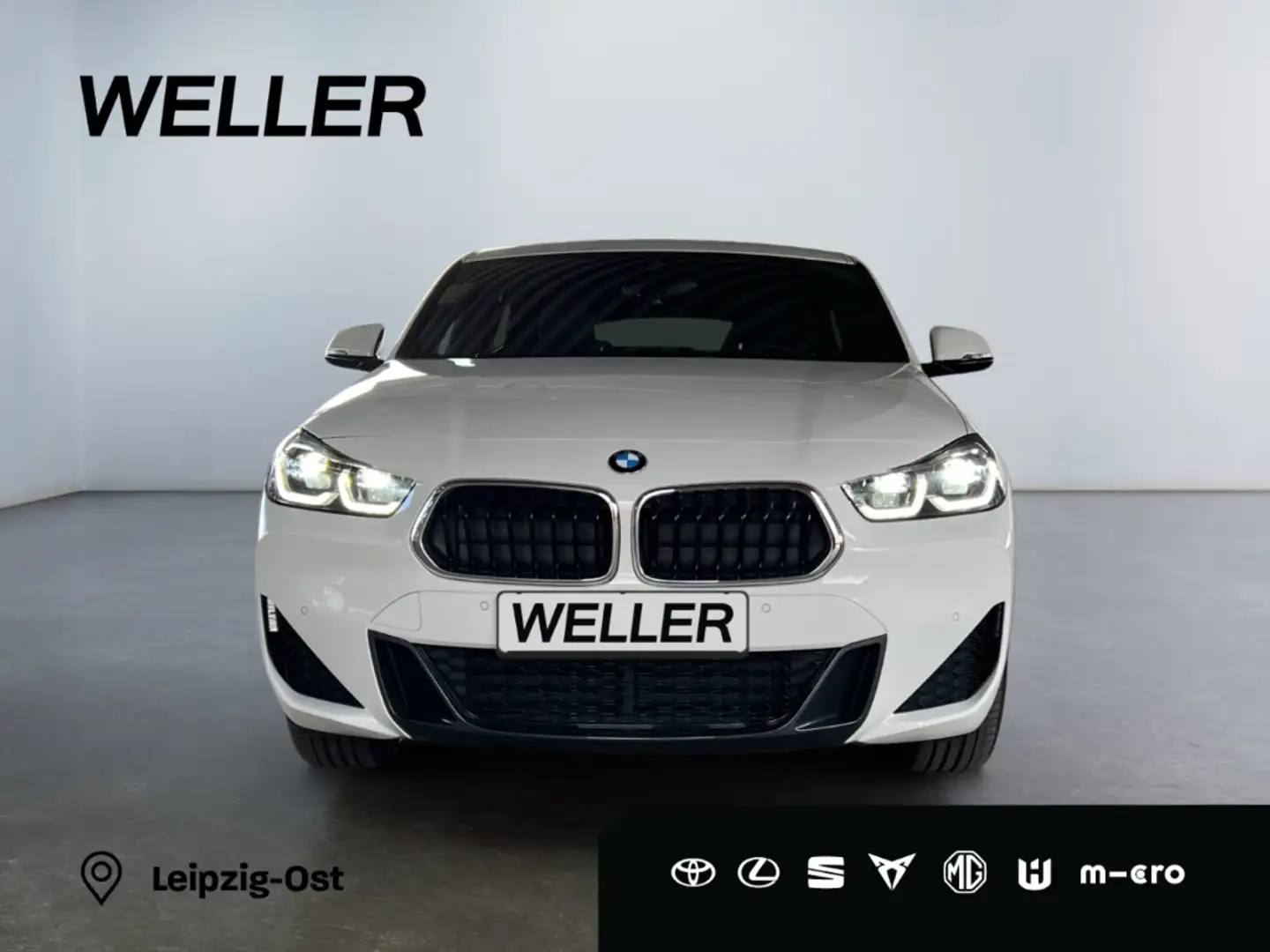 BMW X2 xDrive 18d M Sport *LED*HUD*Leder*HiFi*20''*CAM* Weiß - 2