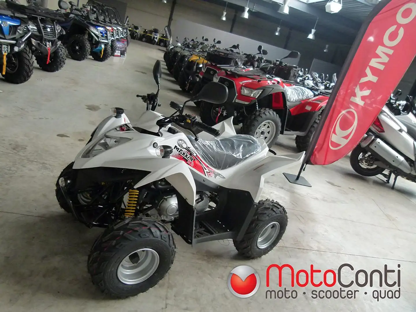Kymco Maxxer 50 Blanc - 2