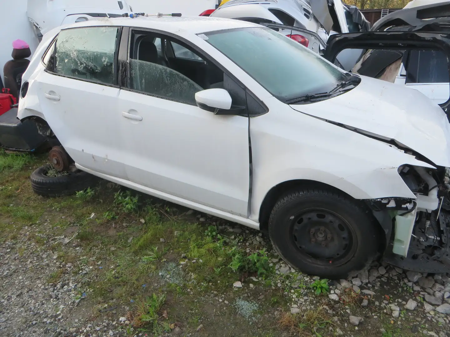 Volkswagen Polo Trendline 1,2  !! Nur Ersatzteile !! Weiß - 1