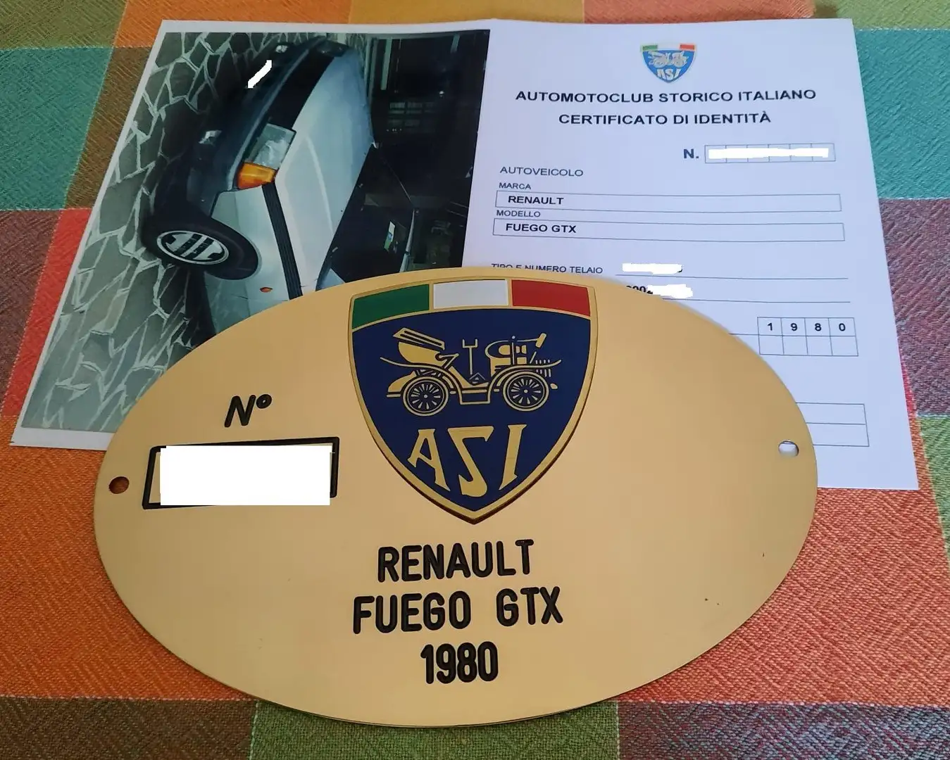 Renault Fuego GTX 2.0 ASI Targa ORO + CRS e ADS Silber - 1